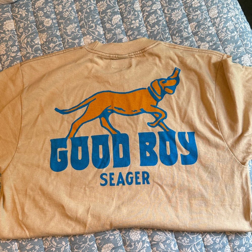 Seager Good Boy Tan T-Shirt
